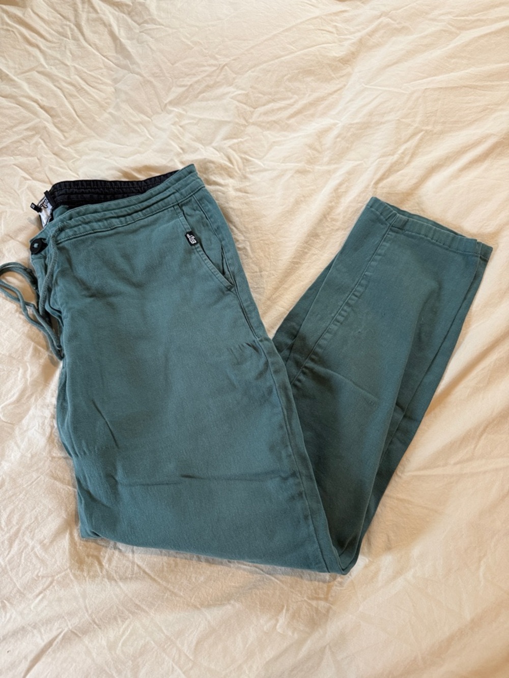 Lost Men's Teal Green Drawstring Joggers